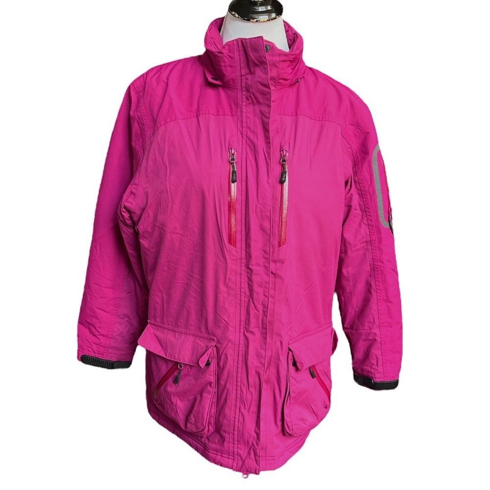 Lands’ End Ski Parka Jacket Magenta Size Medium